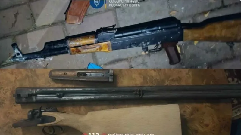 Community and criminal police have discovered illegally held firearms.
