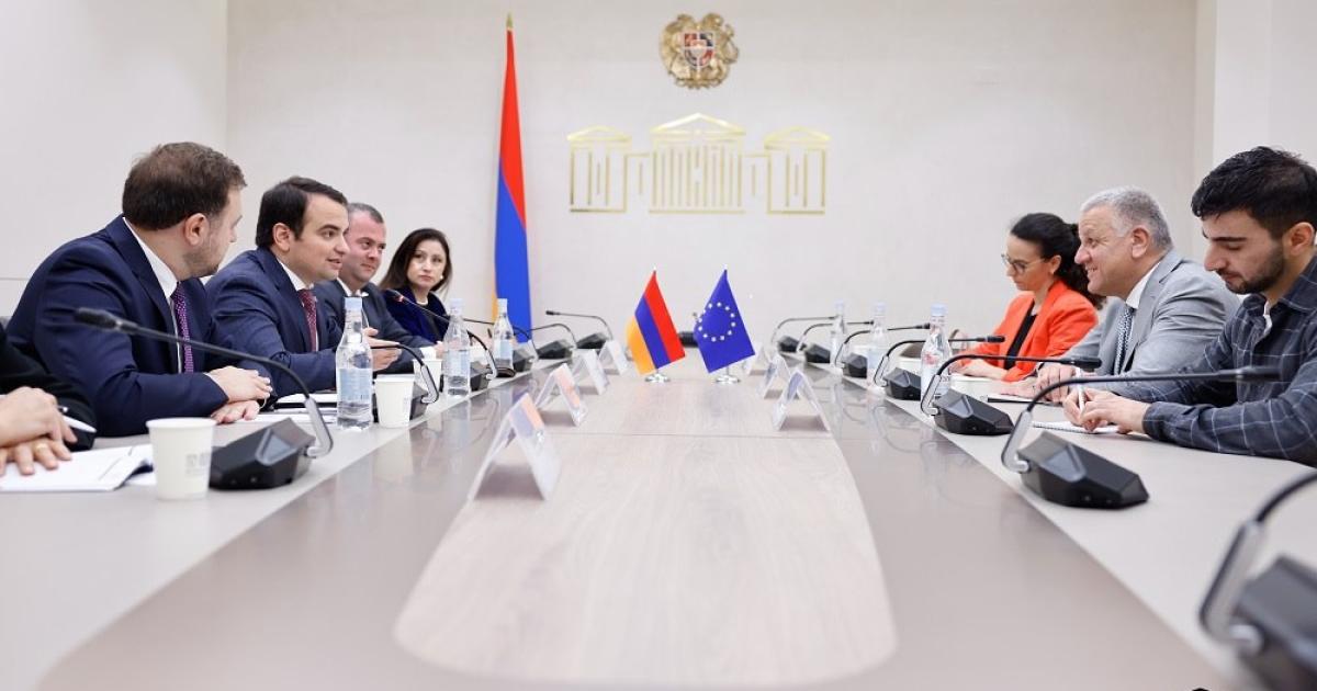 «Ուժեղ Հայաստան» խմբակցության ներկայացուցիչները հանդիպել են ԵՄ դեսպանի հետ
