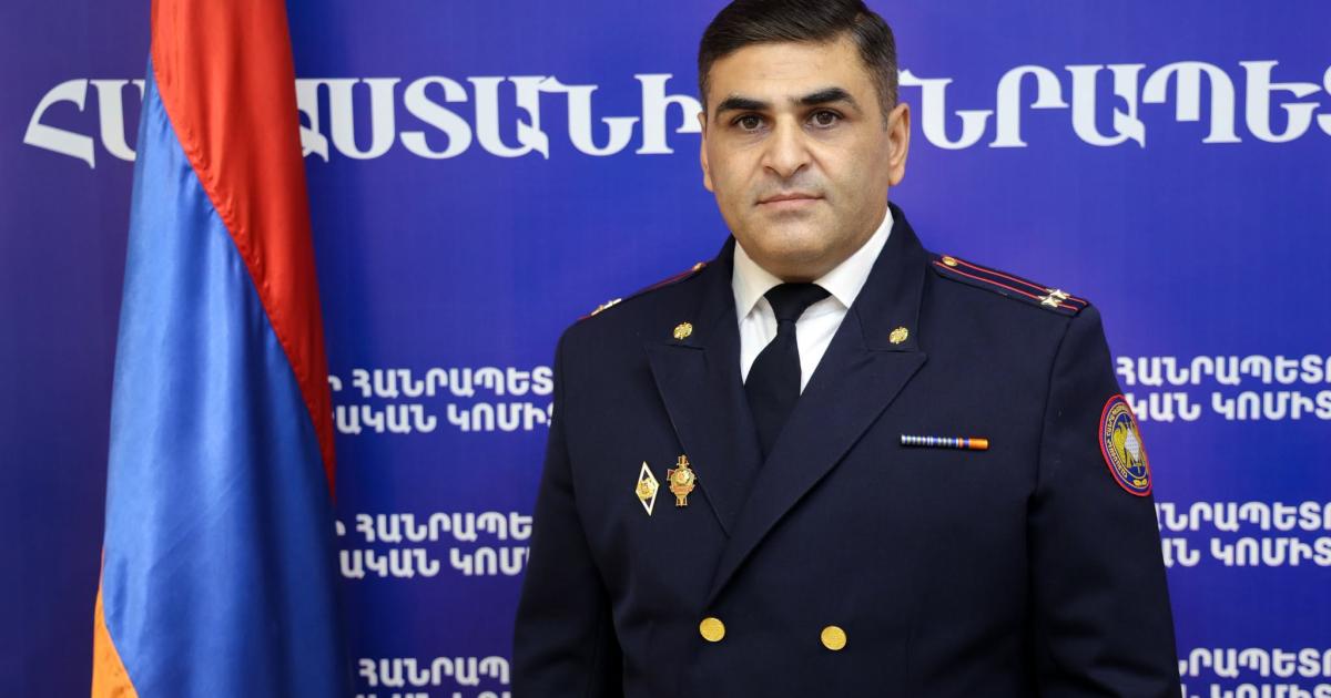 Sisak Hayrapetyan, Head of the Kotayk Regional Investigation Department of the Investigative Committee of the Republic of Armenia