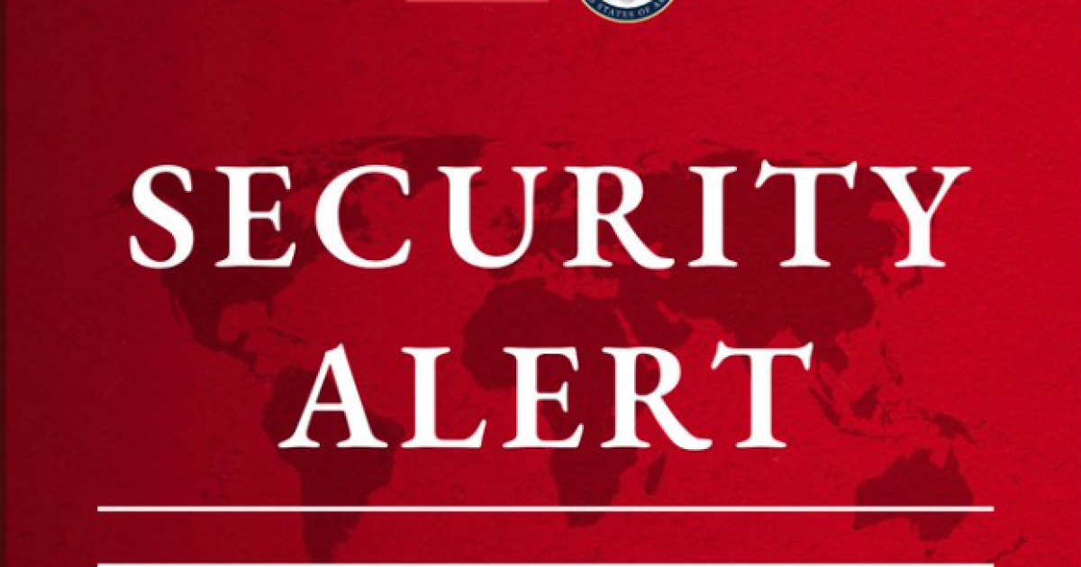 US Embassy in Saudi Arabia issues security warning for American citizens