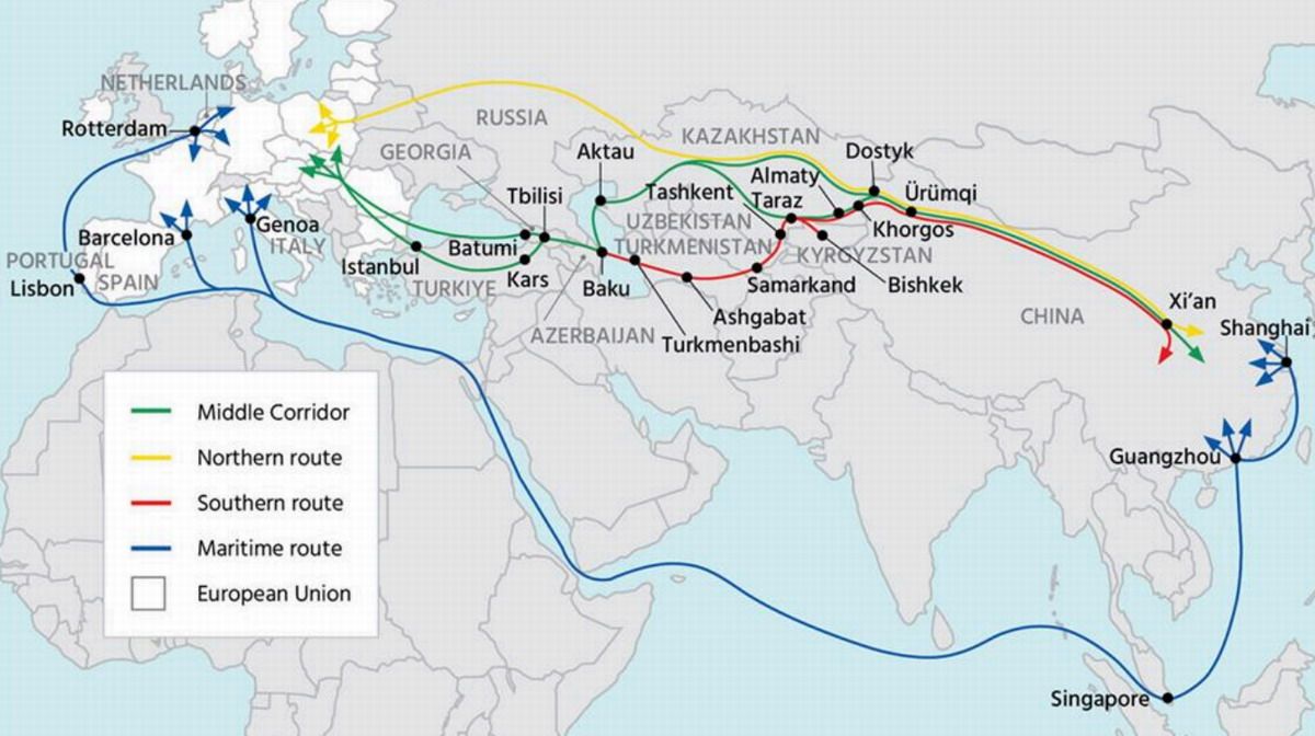 El Banco Mundial incluye a Armenia en el mapa estratégico del Corredor Medio transcaspiano
