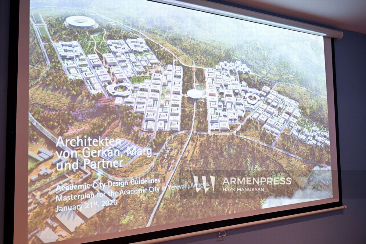 Zhanna Andreasyan presenta ante Nikol Pashinyan el plan maestro finalizado para el megaproyecto de la “Ciudad Académica”