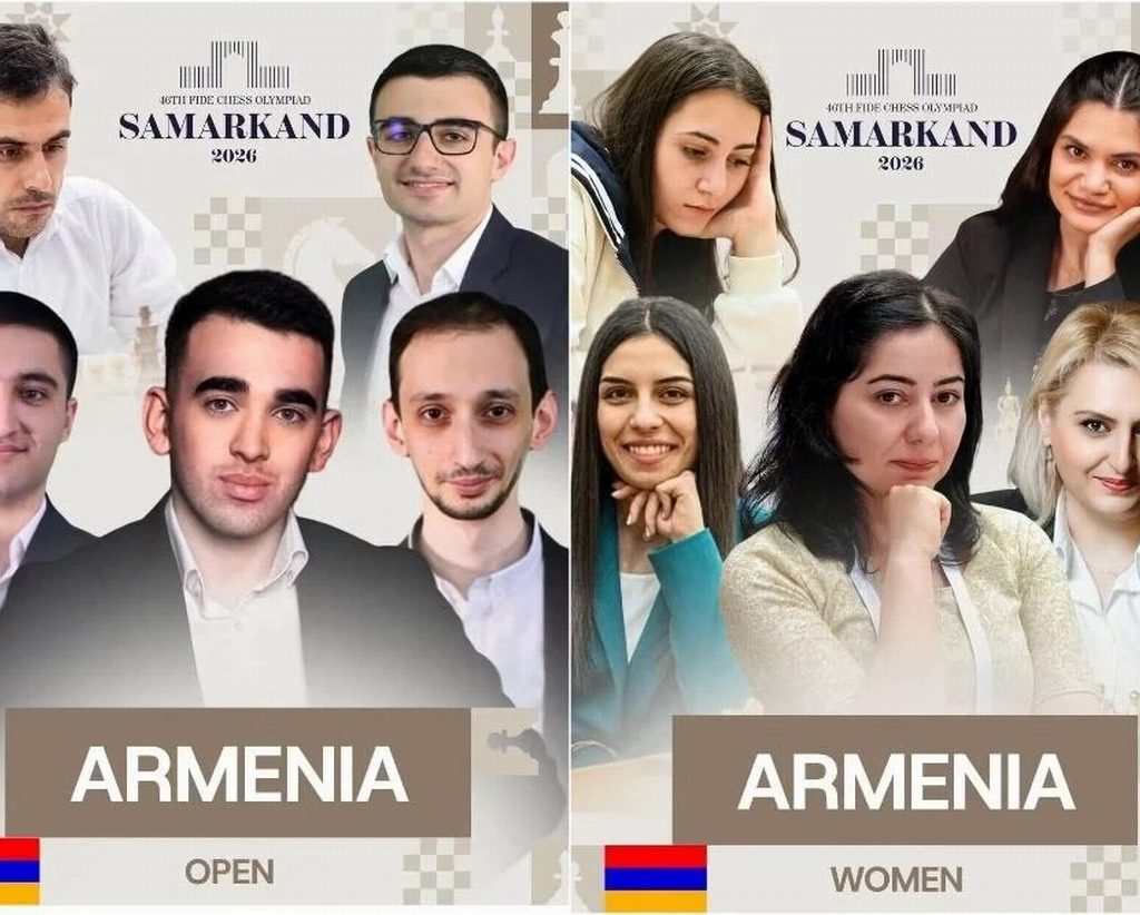 Los equipos armenios de ajedrez finalizan sextos y logran medallas de bronce en el Grupo A de la Olimpiada de Samarcanda