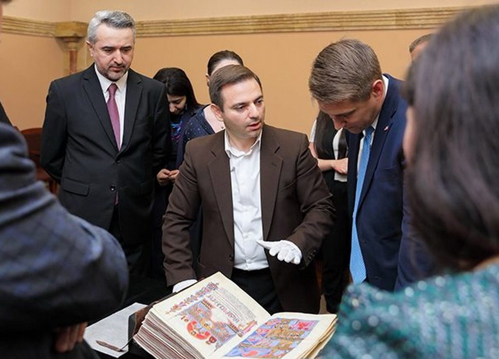 US Under Secretary of State calls his visit to Yerevan's Matenadaran incredible