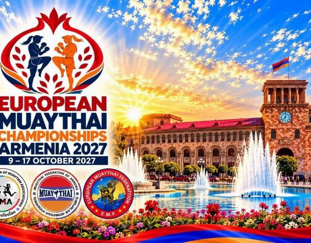 Ereván albergará el Campeonato Europeo de Muay Thai de la IFMA en 2027 con más de 600 atletas de 44 países