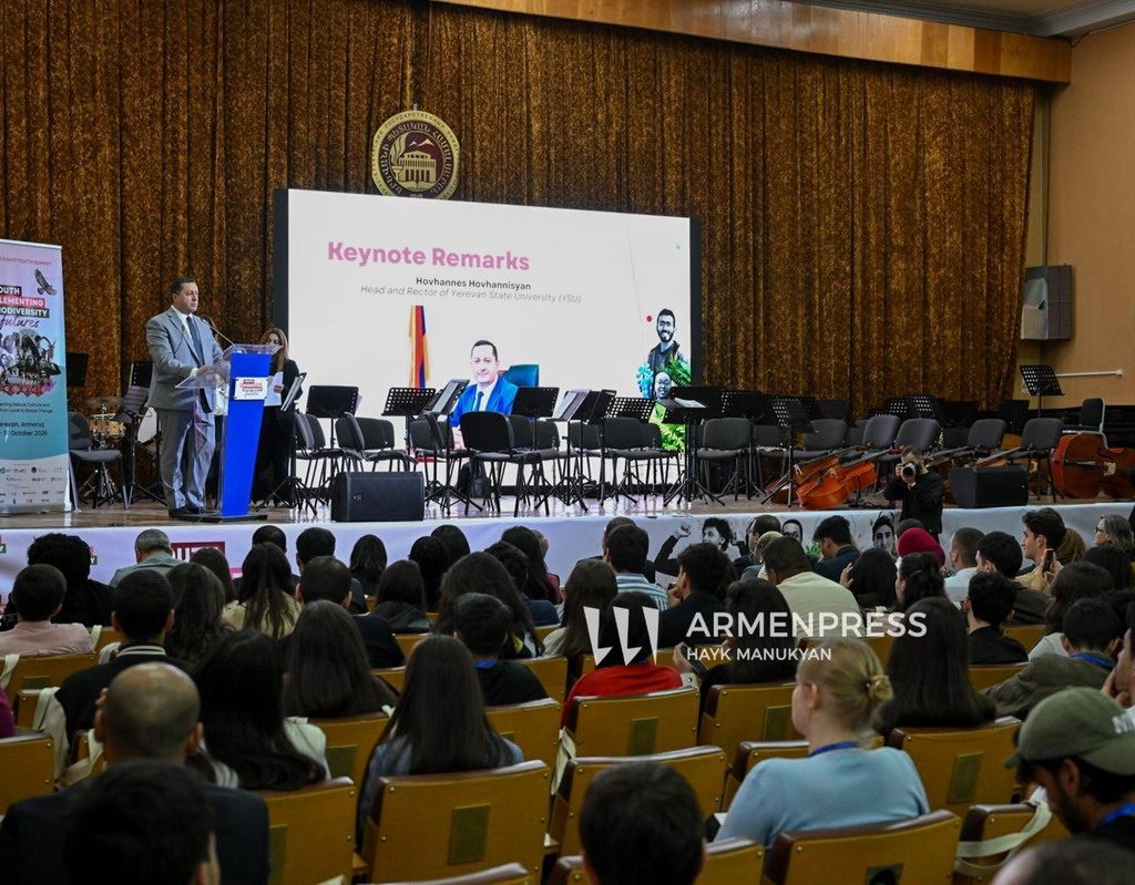 Cumbre Mundial de la Juventud reúne a delegados en Ereván para impulsar la biodiversidad antes de la COP17
