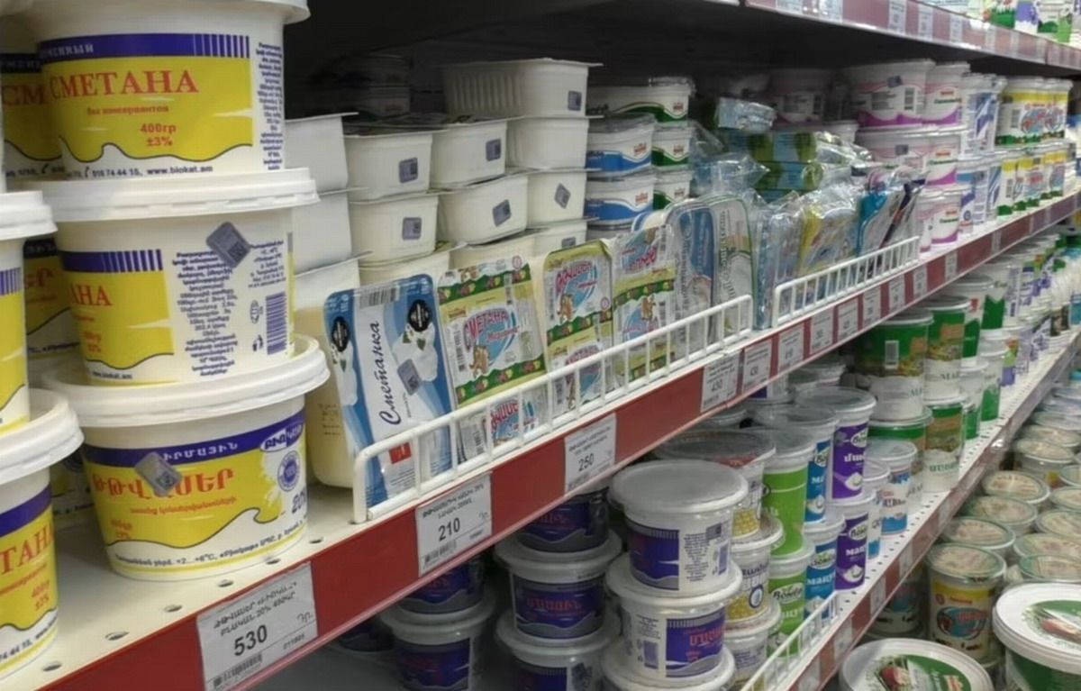 La industria láctea de Armenia registra un fuerte aumento en producir quesos, mantequilla y yogur