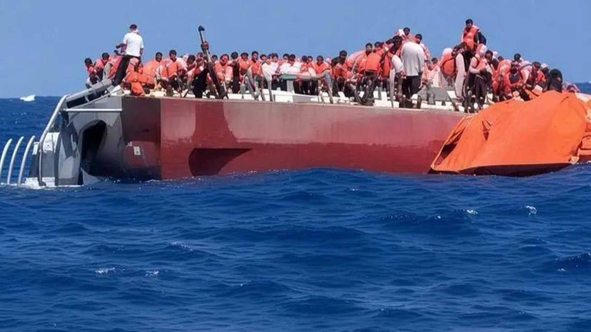 It sank in seconds.