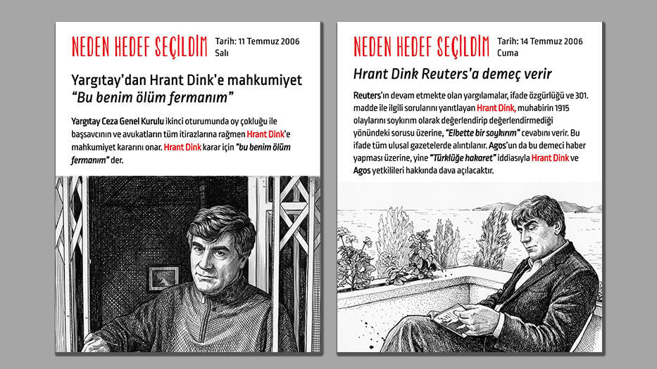Yargıtay Dink'in mahkumiyetini onaylar, Hrant Dink Reuters'a konuşur