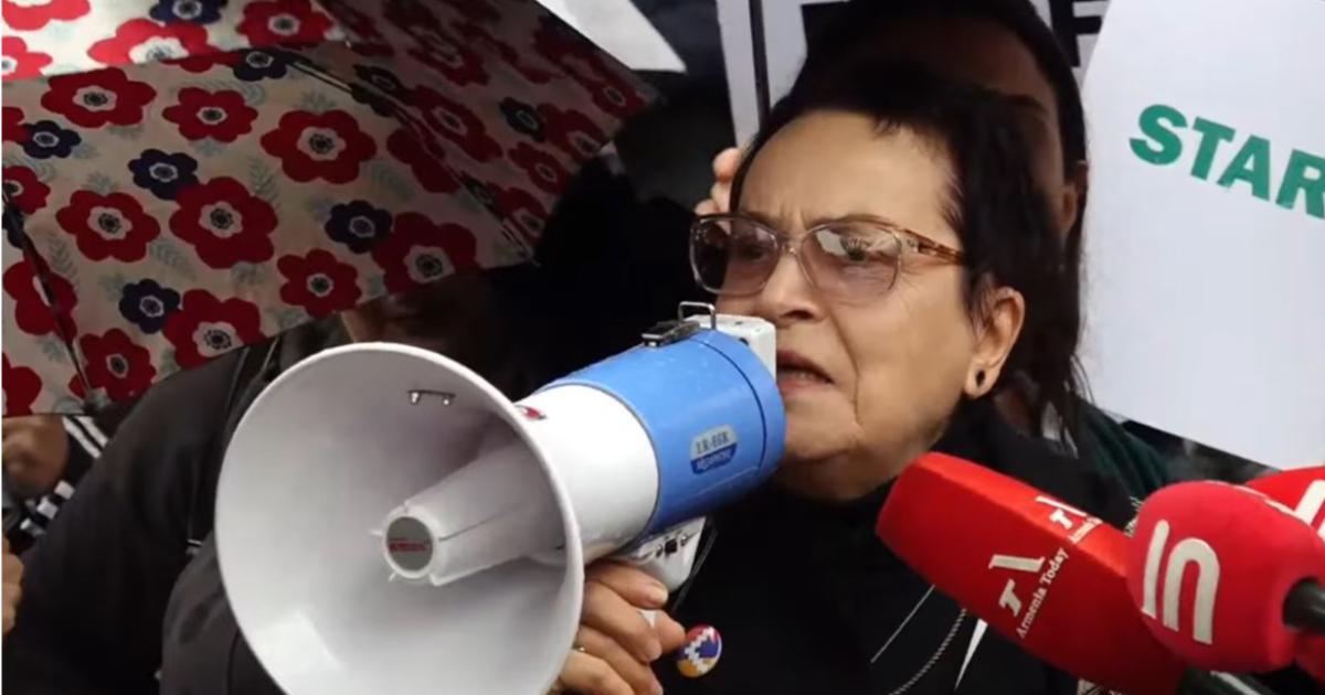 Former Armenian ombudswoman slams government over rights violations at COP17 protest