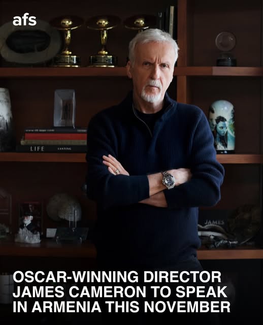 Legendary director James Cameron to visit Yerevan