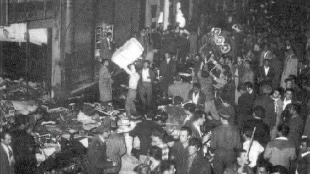 On September 6-7, 1955, the Turkish mob in Istanbul committed pogroms