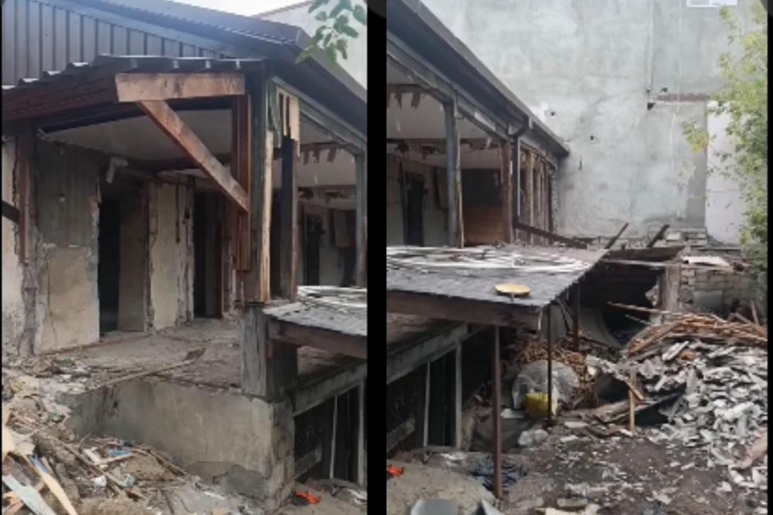 Azerbaijanis destroyed Robert Kocharyan's paternal home