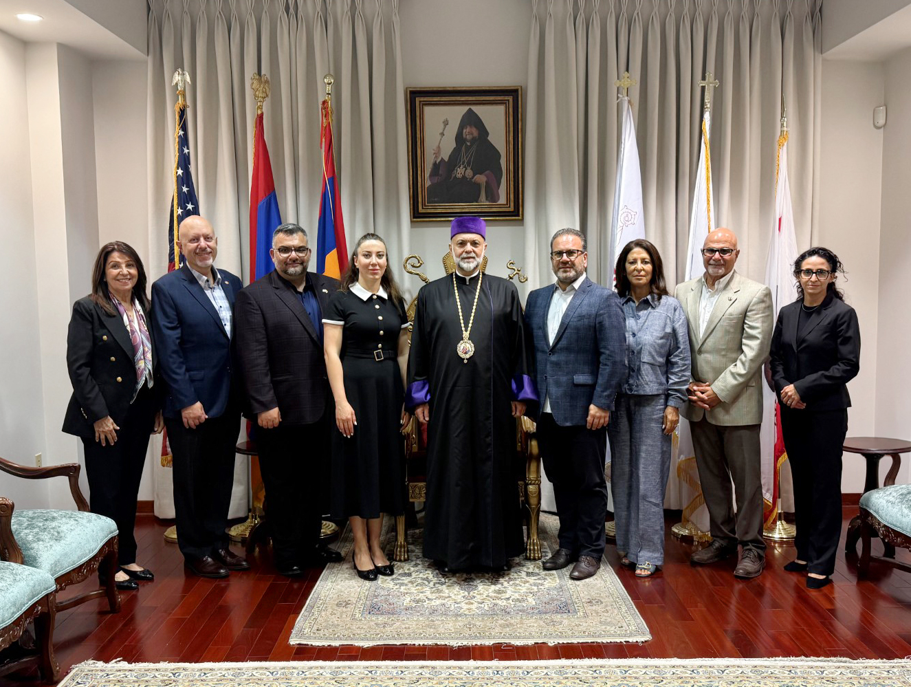 Siranush Sahakyan, Advocate For Armenian Prisoners Before The European Court Of Human Rights, Visits The Western Prelacy