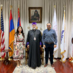 The Prelate Receives The Representative Of The Together Foundation From Syria