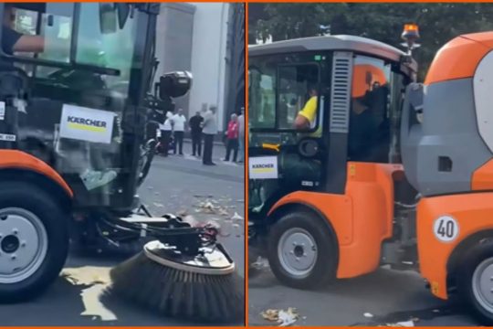 Another 10 new multifunctional "Karcher" machines have arrived in Yerevan