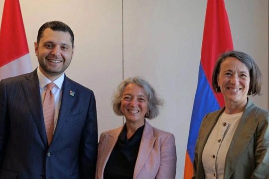 Համբարձում Մաթևոսյանը և Ջուլի Դաբրուզինը քննարկել են բնապահպանական ոլորտում հայ-կանադական համագործակցության ընդլայնման հնարավորությունները