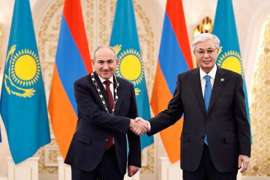 Armenia has established itself as a progressive country that enjoys respect in the international arena. Tokayev to Pashinyan