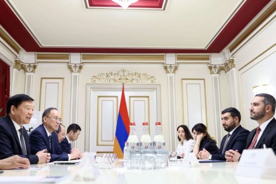 Ազգային ժողովում Չինաստան-Հայաստան բարեկամական խմբի ղեկավարի հետ քննարկվել են երկկողմ կապերի զարգացմանն առնչվող հարցեր