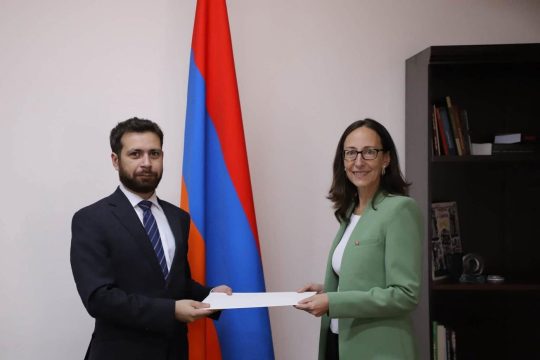 ՀՀ ԱԳՄԱ նախարարի տեղակալն ընդունել է Կանադայի նորանշանակ դեսպանին