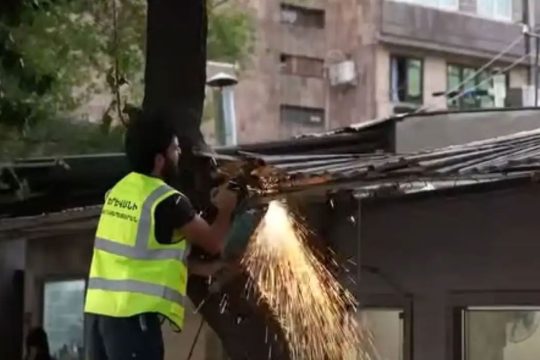 Dismantling works continue