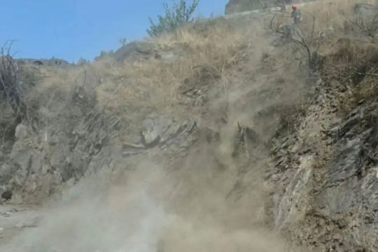 Քասախի կիրճի ճանապարհին հարկադիր քարաթափման աշխատանքներ են արվել