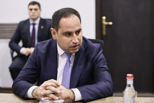 In the Tumanyan local government elections, the CP receives 95.1% of the votes of the election participants. David Khudatyan