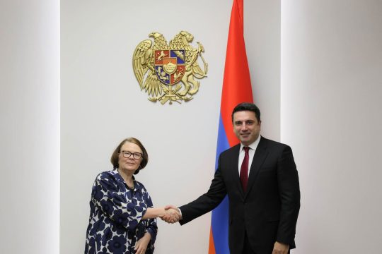 Alen Simonyan and the Ambassador of Finland discussed issues related to Armenia-EU relations