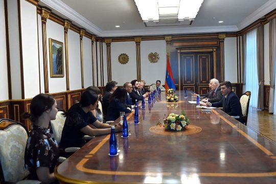 Վահագն Խաչատուրյանն ընդունել է Save Armenia հուդայա-քրիստոնեական միության պատվիրակությանը