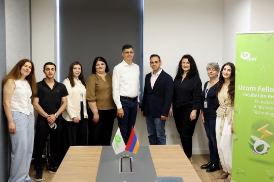 Ucom Fellowship-ի մասնակիցները Ucom-ում հանդիպեցին Ռալֆ Յիրիկյանի հետ