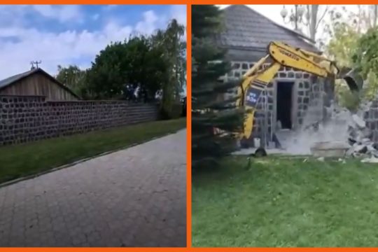 The fence of the Sevan mansion illegally built by Gagik Tsarukyan has been dismantled