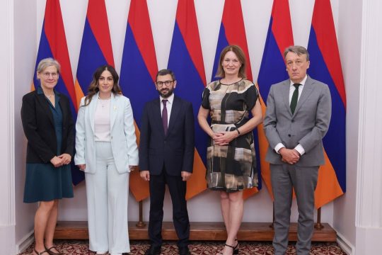 Արուսյակ Մանավազյանը և Վոլոդյա Հակոբյանը հանդիպել են դեսպանների հետ