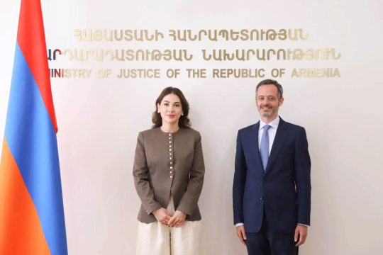 Սրբուհի Գալյանն ու Ֆրանսիայի դեսպանը քննարկել են իրավական ոլորտում համագործակցությունը