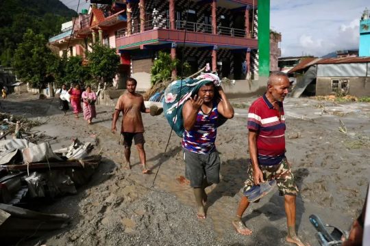The number of people missing after floods in Nepal has exceeded 6 thousand.