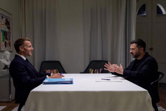 Macron and Zelensky discussed Ukraine's air defense and energy support