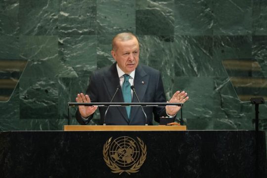 Erdogan calls for abolishing veto power of permanent members of UN Security Council