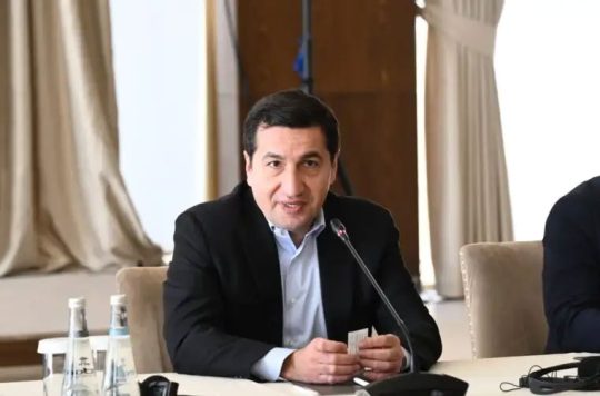 Trump shared Hajiyev's interview with Newsmax