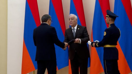 Անկախության տոնի առթիվ նախագահի նստավայրում տեղի է ունեցել պարգևատրման հանդիսավոր արարողություն