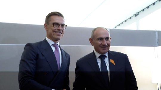The meeting between the Prime Minister of Armenia and the President of Finland took place