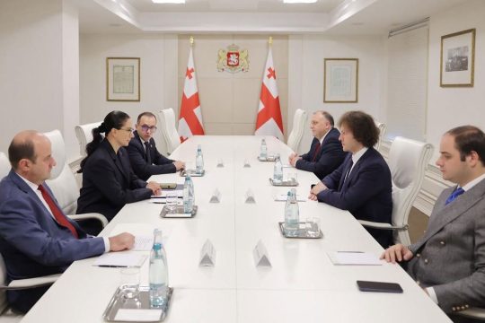 Իրակլի Կոբախիձեն ընդունել է Աննա Վարդապետյանին