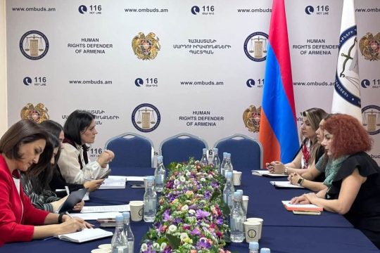 Մարդու իրավունքների պաշտպանի աշխատակազմում քննարկվել են հատուկ դպրոցների գործունեությանն առնչվող հարցեր