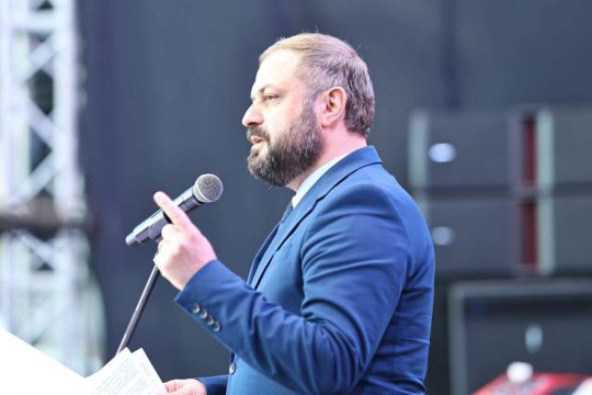 Գևորգ Պապոյանը Ծաղկաձորում մասնակցել է Ծաղկունյաց հրապարակի պաշտոնական վերաբացման հանդիսավոր արարողությանը