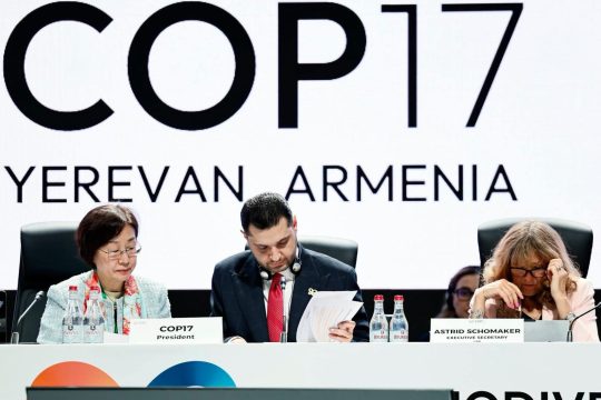 Երևանում անցկացվող COP17 համաժողովի վերջին պաշտոնական լիագումար նիստերն են ընթանում