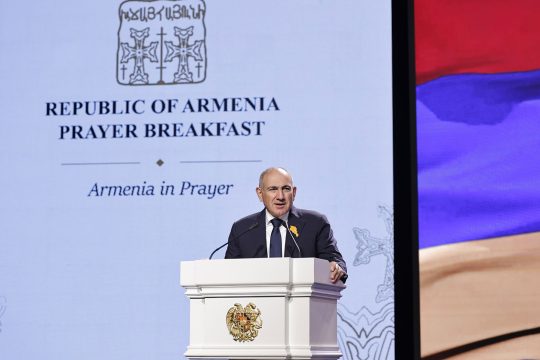 Pashinyan's speech at the second Armenian prayer breakfast