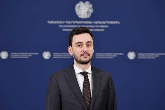 Aram Asryan, appointed assistant to the prime minister, earned a master's degree at the University of Oxford