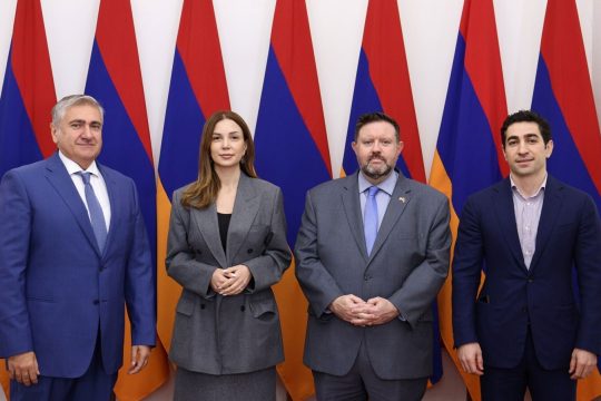 «Հայաստան» խմբակցության պատգամավորները ԱՄՆ գործերի ժամանակավոր հավատարմատարի հետ քննարկել են երկկողմ հարաբերություններն ու TRIPP նախագիծը