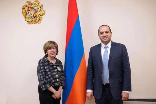 Դավիթ Թադևոսյանն ու Եգիպտոսի դեսպանը քննարկել են արհեստական բանականության, տեղեկատվական տեխնոլոգիաների և ռազմարդյունաբերության ոլորտներում փոխգործակցության հեռանկարները