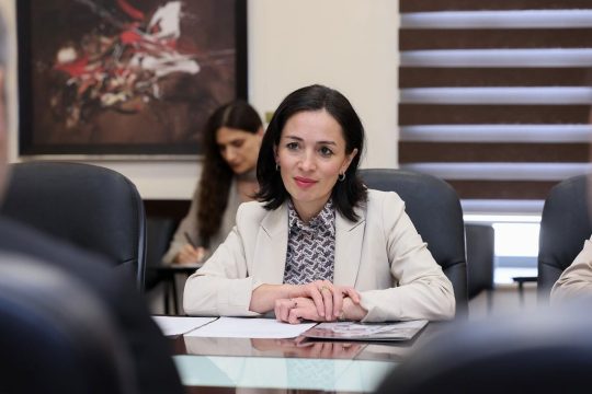 Երևանում անցկացվող «Նորաձևության շաբաթ 2026»-ի շրջանակում ՀՀ ԿԳՄՍ նախարարն ընդունել է «Պոլիմոդա Իտալիա»-ի ղեկավարին