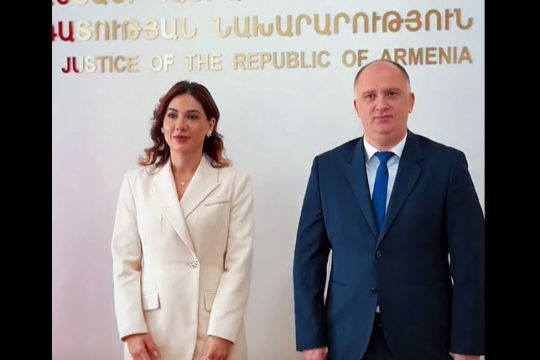 Սրբուհի Գալյանն ընդունել է Վրաստանի դատական փորձաքննությունների բյուրոյի ղեկավարին