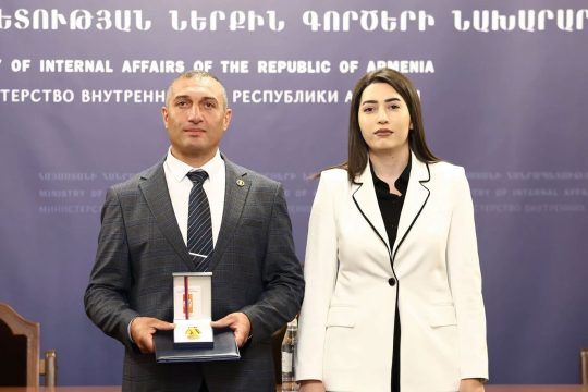 Անհատական խրախուսանքը նաև կոլեկտիվ աշխատանքի գնահատանք է․ Արփինե Սարգսյանը պետական պարգևներ է հանձնել